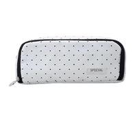ßes Pencil Case - Cosmetic Bag, Soft Zip Case, Storage with Multiple Compartments for Pens and Markers | Scissors Ruler Accessories Students Artists School College Tr, Black and White, Siehe