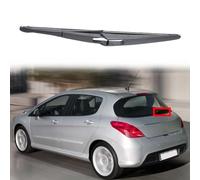 SSFENG Car Rear Wiper Blade for P-eugeot 308 Hatchback T7 2007 2008 2009 2010 2011 2012 2013, Rubber Windshield Wipers Rear Windscreen Cleaning Window Replacements Parts