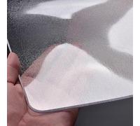SSFMSF PVC Tablecloth Thickened Desktop Protective Film Waterproof And Heat-Resistant Wipeable Table Mat Suitable For Indoor And Outdoor Customization. (Frosted, 2mm - 30 x 30 cm Rectangle)