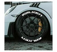 SSFRI 8 Piece/set Tire Letter Sticker 1.38 Inch Height 3D Car Sticker Tuning Logo Tire Lettering Decals Auto/Motorcycle DIY Label Letters Sticker (Color : 8letter, Size : 1.38 Inch)