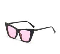 SSFVTTL Cat Eye Sunglasses for Women Fashion Oversized Frame Trendy Thick Frame UV Protection Eyewear Vintage,C5,One size