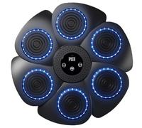 Ssguopte 1 Set Smart Music Boxing Machine, 9 Modes&18 Speed Music Punching Machine with RGB Light, Wall-Mounted 15.8" Boxing Equipment with Gloves for Adults