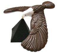 Ssguopte Balancing Bird for Kids Cute Vivid Balance Bird Relaxing Balancing Eagle with Pyramid Base Stress Relief 6.7in Toy for Finger Birthday Gift