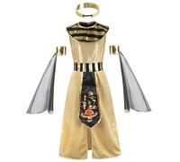 Ssguopte Cleopatra Costume, Fancy Egyptian Costume Kids with Accessories for Cosplay Party, Halloween, Christmas, Festival Celebrations, Medium