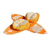 Ssguopte Hide and Seek Dog Toy, Tangerine Interactive Dog Toys with Crinkle Papers, Pet-Friendly Orange Squeaky Plush Pet Supplies for Promote Health & Training