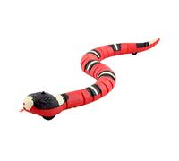Ssguopte Induction Snake Toy, USB Charging Cat Electronic Interactive Toy, Pet Dog Game for Cat Pets(Red)