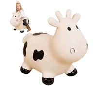 Ssguopte Inflatable Bouncy Cow Toy, Ride-On Jumping Animal for Toddlers 18 Months+ Birthday Gift