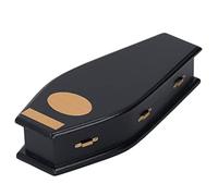 Ssguopte Mini Coffin 7inch 1:12 Scale Openable Wooden Miniature Coffin with Side Handle DIY Decorative Halloween Miniatures for Dollhouse, Halloween Village