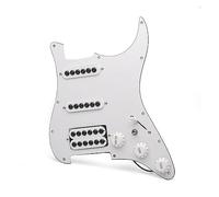 SSH Coil Splitting Electric Guitar Loaded Pickguard With On/On Coil Spliting Converter Loaded Prewired Scratchplate (Color : White)