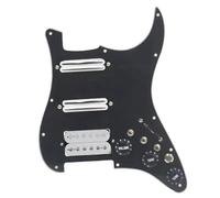 SSH Guitar Pickguard Wiring Loaded Prewired Silence Converter ST Electric Guitar Double Coil Pickup Black(6)
