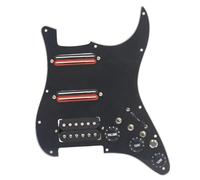 SSH Guitar Pickguard Wiring Loaded Prewired Silence Converter ST Electric Guitar Double Coil Pickup Black(2)