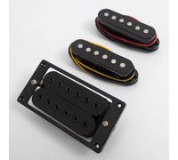 SSH Guitar Pickups for Fender ST Guitar Pickup Set, 4-Conductor Humbucker & Single Coil Pickups, Compatible with Stratocaster Style Electric Guitar, Coil Split Ready
