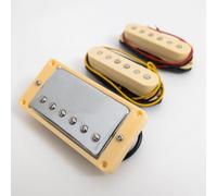SSH Guitar Pickups for Fender ST Guitar Pickup Set, 4-Conductor Humbucker & Single Coil Pickups, Compatible with Stratocaster Style Electric Guitar, Coil Split Ready