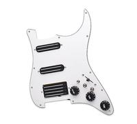 SSH High Output Loaded Prewired Scratchplate Coil Splitting 2 Humbucker With Coil Pickup Electric Guitar Pickguard (Color : Bk Pickup)