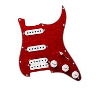 SSH Pickup Electric Guitar Pickguard And White SSH Loaded Prewired Pickguard Scratchplate Assembly (Color : 07)