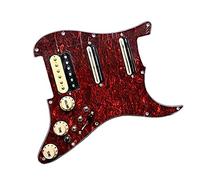 SSH Prewired Guitar Pickguard Multifunction Mini Humbucker Pickups High Output 3 Single Cut Set Guitar Pickup Pickguard