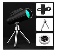 SSHHM Monocular Telescopes High Power,with Cell Phone Holder, for Bird Watching Hiking Fishing Outdoors Sporting and Concert/B / 10×50