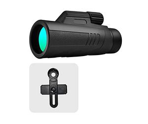 SSHHM Monocular Telescopes High Power,with Cell Phone Holder, for Bird Watching Hiking Fishing Outdoors Sporting and Concert/A / 10×50