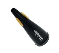 Sshhmute Straight Trumpet Mute, Practice Aids for Cornet & Trumpet Music Players, Brass Instrument Accessories for Adults & Kids, Music Gadgets for Beginner & Student, Cork Seal, Grey