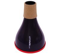 Sshhmute Tenor Trombone Practice Mute, Practice Aids for Trombone Music Players, Brass Instrument Accessories for Adults & Kids, Music Gadgets for Beginner & Student, Cork Seal, Red