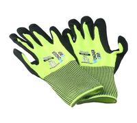 SSHHUI 1Pair Highest Level Cut Counteractive Work Gloves for Extreme Protection Working Gloves with Sandy Nitrile Coated