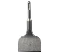 SSHHUI Round Handle Shovel Tile Removal Chisel Scraper Bits Carbide Curved Chisel Sds Plus Floor Scraper 3inch Wide SDS Plus Chisel