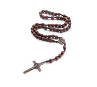 SSHUIKKAI Rosary Necklace, Orthodox Cross, Jesus Cross Necklace, Prayer Chain Christian, for Catholic Christians, Religious Communion, Baptism, Mass, Bible