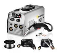 SSimder 140 Amp MIG Welder 240V Machine Flux Core MIG/Stick/TIG 3 in 1 Welding Machine with 1lb Wire, IGBT Inverter Multiprocess Welding Machine for DIY Beginner, Auto Repair, Home & Farm