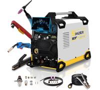 SSIMDER 200A MIG Welder Plasma Cutter Welder Combo 10 in 1 multiprocess welder Pulse MIG/Gas MIG/Flux Core/HF TIG/Stick/Cut Aluminum Welder Welding Machine for Home DIY Outdoor