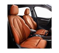 SSIMOO Car Seat Covers Full Set for Lexus IS300H 2018-2023, Leather Car Seat Cushion Cover Front Rear Protectors Auto Waterproof Accessories,F/Orange