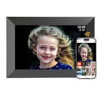 SSINI - 10.1 inch WiFi Smart Digital Photo Frame 1280x800 HD IPS electronic photo frame, automatic rotation, built-in 32GB storage, send photos from your phone,