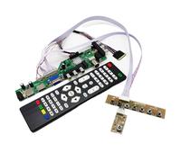 SSJAPYQV D3663LUA V56 V59 Universal DVB-T LCD Digital TV Driver Board Kit For 13.3 Inch 14 Inch 15.6 Inch 40pin LVDS 1366x768 LCD Screen
