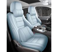 SSJDKH Seat Covers For BMW E39 1995 1996 1997 1998 1999 2000 2001 2002 2003 2004 Custom Full Covered Car Seat Covers Set Leather(Blue)