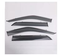 SSJDKHJ Visors Rain Guard ABS Plastic Window Visor Awnings Vent Sun Rain Guard Shield Deflector Covers 4Pcs For For Explorer For Sport 2016 2017 Accessories