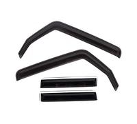 SSJDKHJ Visors Rain Guard Window Visor Sun Rain Guard Defector For Jeep For Wrangler JL 4 Door 2018 2019 2020 Gray Material PC Accessories Accessories