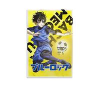 ssjs Blue Lock Anime Poster Canvas Art Decorative Painting Picture Print Modern Family Boy Girl Bedroom Living Room Decoration Wall Decor Posters 12x18inch(30x45cm)