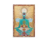 SSJS Nome Dos 7 Chakras Em Sanscrito Posters Wall Art For Home Office Wall Classroom Decor Office Wall Art Home Gym Posters Canvas Painting 24x36inch(60x90cm)