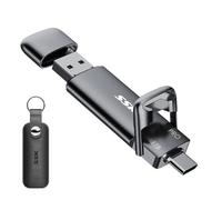 SSK 1 TB SSD USB C Stick Up to 1000MB/s, Fast External SSD Hard Drive 1TB Type-c +A USB3.2 Gen 2, USB-Memory Stick for iPhone 15/PS4/Android Phone/Tablet/Windows/Mac