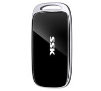 SSK 1TB SSD External Hard Drive Up to 2000MB/s, USB3.2 Gen2x2 Portable SSD | 20Gbps, Dust and Water Resistant, 4KHDR ProRes, LED Light, OTG, for iPhone 15/16/17 series,Laptop,Tablet,Mac,PC, Zinc Alloy