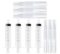 SSKHE 10 Pcs Touch Up Paint Pen Set for Wall Paint 6Pcs Fillable Brush Pens with 4Pcs 5ml Touchup Painting Syringe Set for Furniture Stains Wooden Floor Interior Touch Ups Scratches Repair