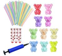 SSKHE 100Pcs Long Balloons for Modelling,260Q Twisting Animals Ballons,Magic Latex Balloon for Birthday Bachlorette Wedding Christmas Party Decoration 100Pcs