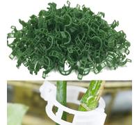 SSKHE 100PCS Plant Support Clips,Plant Fixing Clips,Tomato Clips,Plant Clips,Garden Clip,Plant Vine Clips,Plant Support Garden Clips for Support Plant Growth (Green)