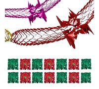 SSKHE 14 Pcs Christmas Ceiling Decorations, Xmas Hanging Deco, Christmas Ceiling Garlands, 9ft Foil Garland Festive Ceiling Hanging Garlands for Xmas Holiday Party Supplies