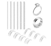 SSKHE 14PCS Invisible Ring Size Adjuster for Any Rings,Ring Adjuster Fit,The Regulator of Ring Tightener for Women and Men