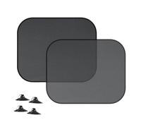 SSKHE 2 Pack Car Window Shade Optimal Darkness with Protecting from UV Rays Car-Window Sun Shade for Kids/Baby/Adults/Pets Self-Adhesive Rear Side Universal Fit
