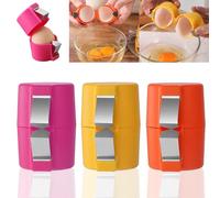 SSKHE 3 PCS Egg Cracker Tool, Egg Separator Tool Portable Eggshell Opener Remover Egg Peeler, Handheld Cutting Tool for Home Dorm and Restaurant