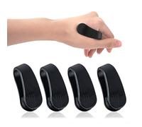 SSKHE 4PCS LI4 Massage Clip Acupressure Clip Portable Mini Finger Acupressure Point Clip, Pressure Meridian Dredge Migraine Relief Clip (Black)