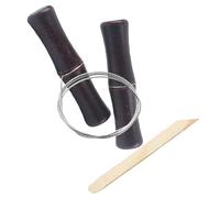 SSKHE Cheese Wire Cutter, Convenience Cutting for Clay, Premium Wooden Handle Cheese Wire