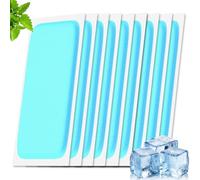 SSKHE Cooling Patch & Cold Sore - 10 Pads, Multi-Use Cooling Effect Gel Patch Alternative to Ice Packs for Children and Adults