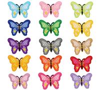 SSKHE Iron-On Patches,School Cone Sew-On Patches,Children Iron-On Patches for Clothes Shirts School Cone School Bag Clothing (Butterfly)